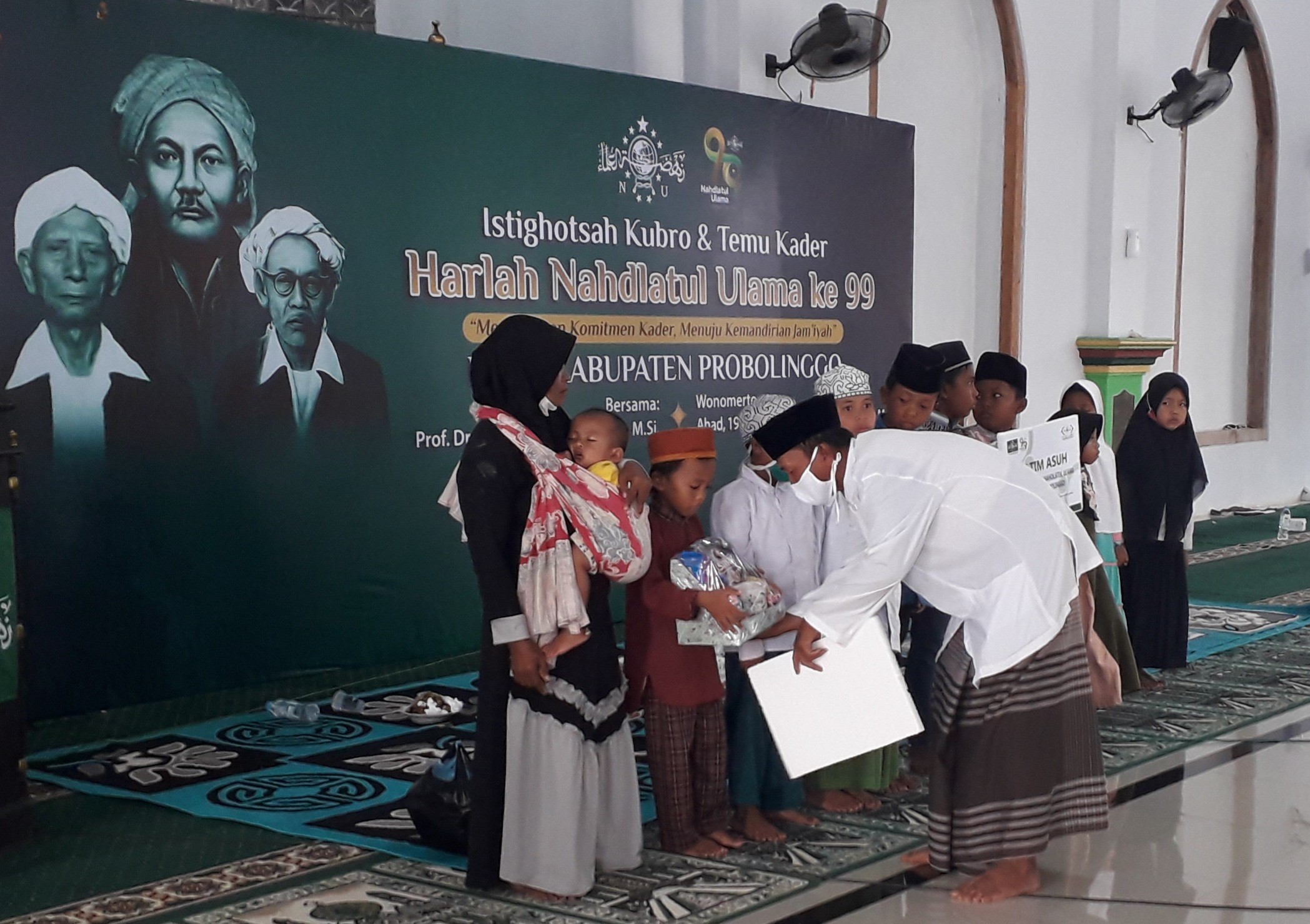 Harlah NU, PCNU Kabupaten Probolinggo Luncurkan Program Yatim Asuh