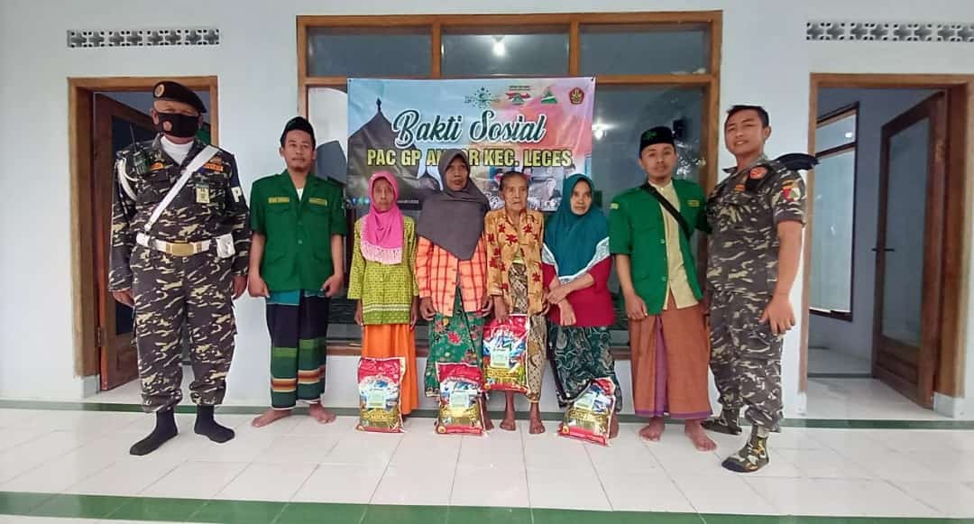 Baksos, Menjadi Rutinan PAC GP Ansor Leces di Bulan Ramadhan