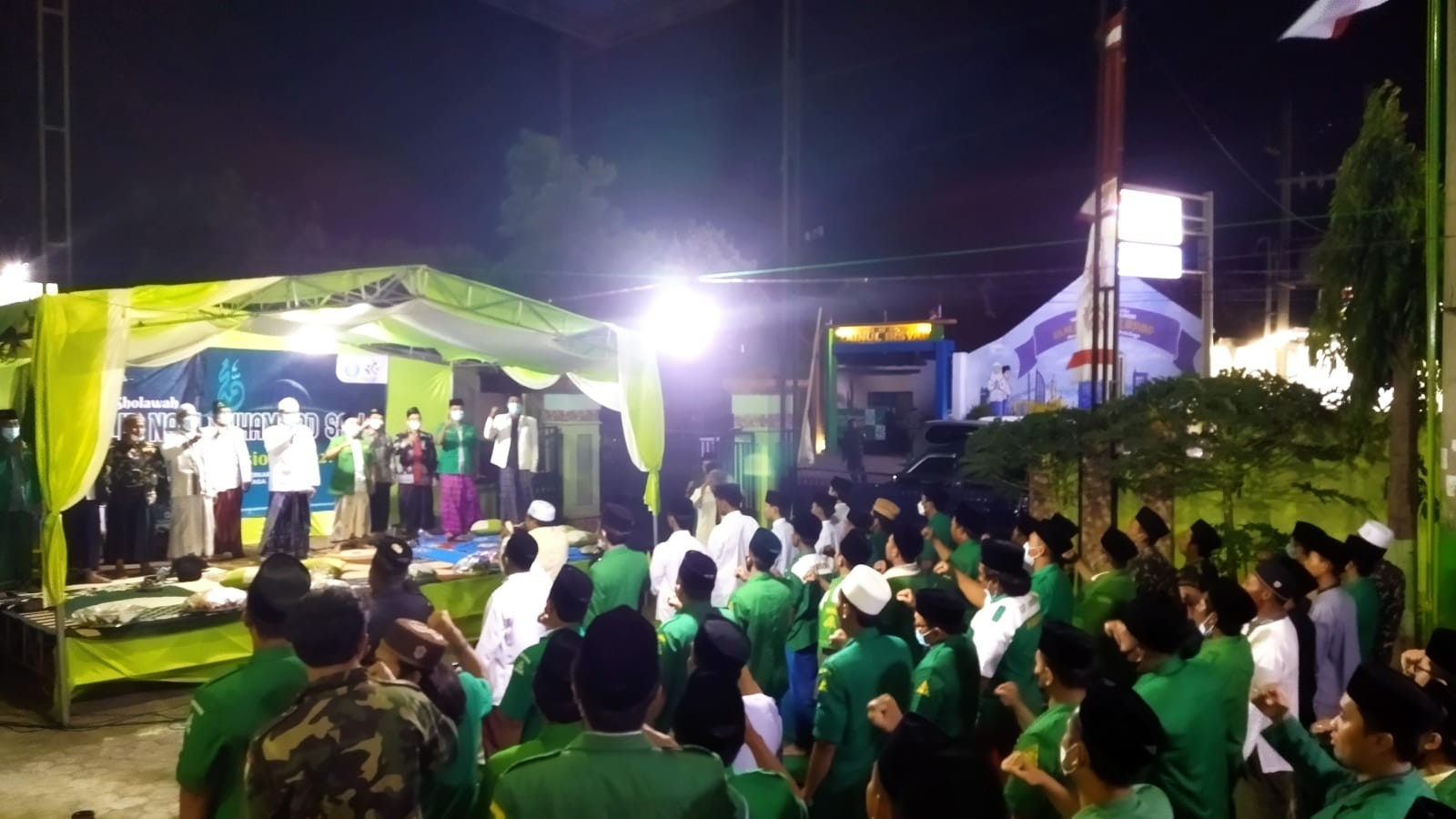 Lailatus Sholawat Tutup Rangkaian HSN 2021 GP Ansor Kabupaten Probolinggo