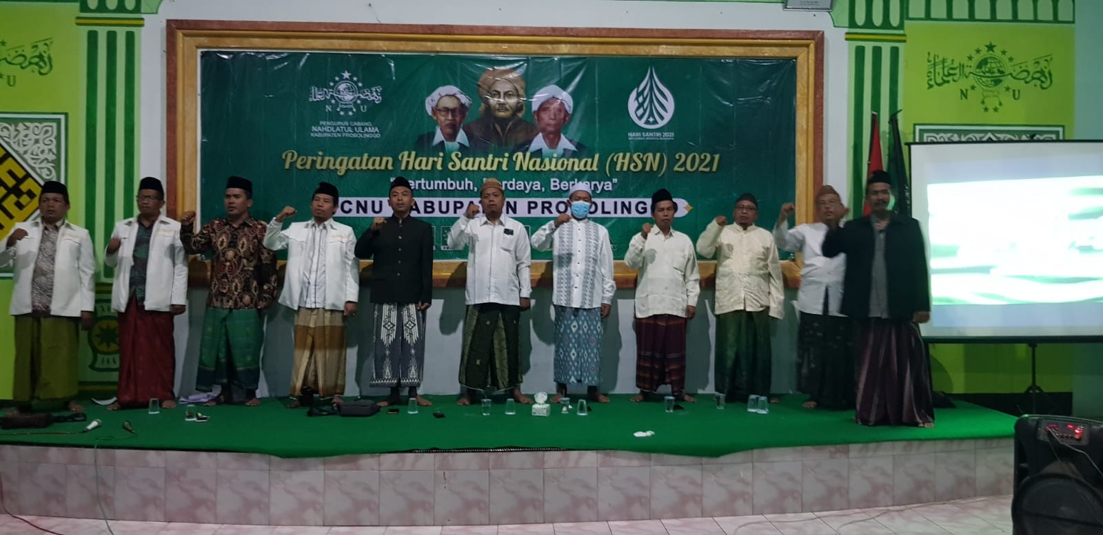 Kesederhanaan, Kemeriahan dan Kekhidmatan Peringatan HSN di PCNU Kabupaten Probolinggo