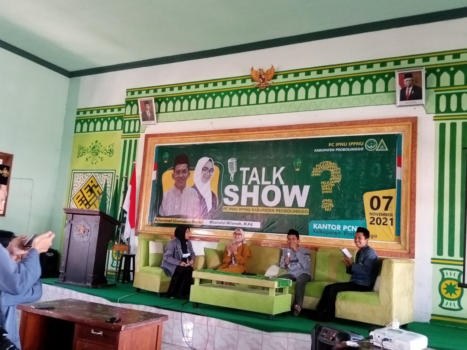 Tutup Rangkaian HSN, Pelajar NU Probolinggo Gelar Talkshow