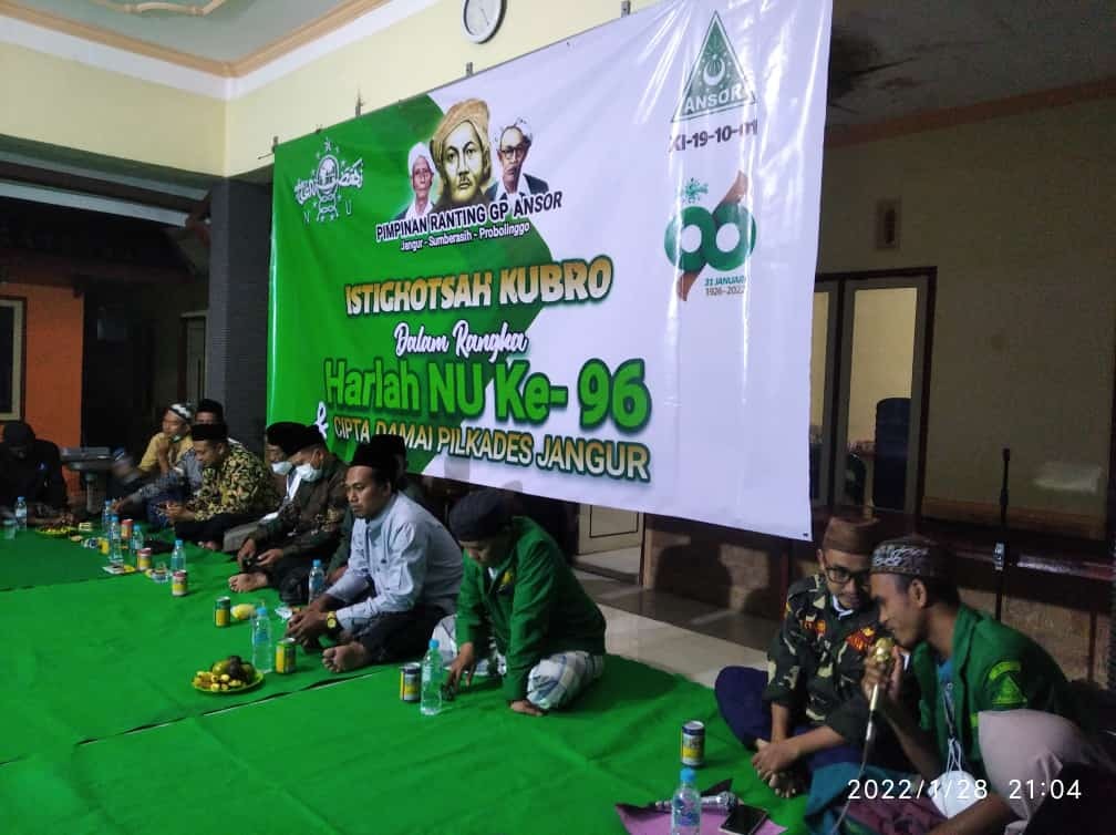 Ikhtiar Pilkades Damai, PR Ansor Jangur Gelar Istigasah Kubro
