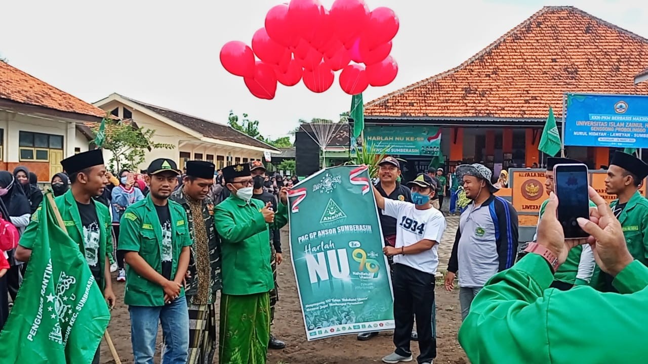 Jalan Sehat Bersedekah untuk Bangun Kantor MWCNU Sumberasih