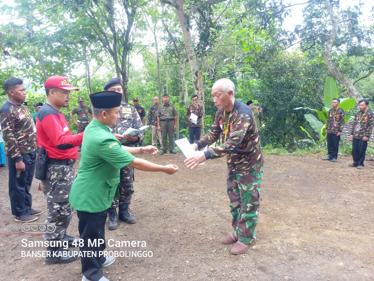 Kisah yang Termuda dan Tertua dalam Diklatsar Banser Probolinggo