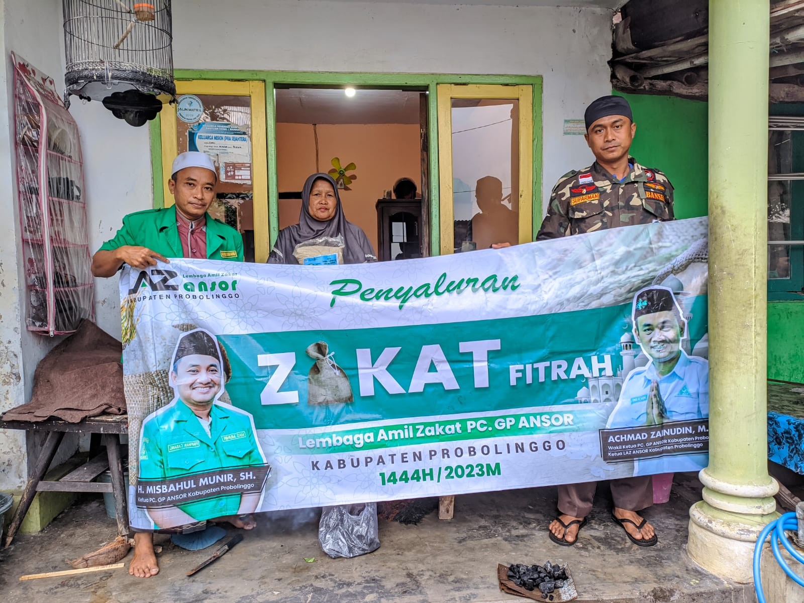 Bantu Kaum Duafa, LAZ Ansor Kabupaten Probolinggo Salurkan Ratusan Paket Zakat Fitrah