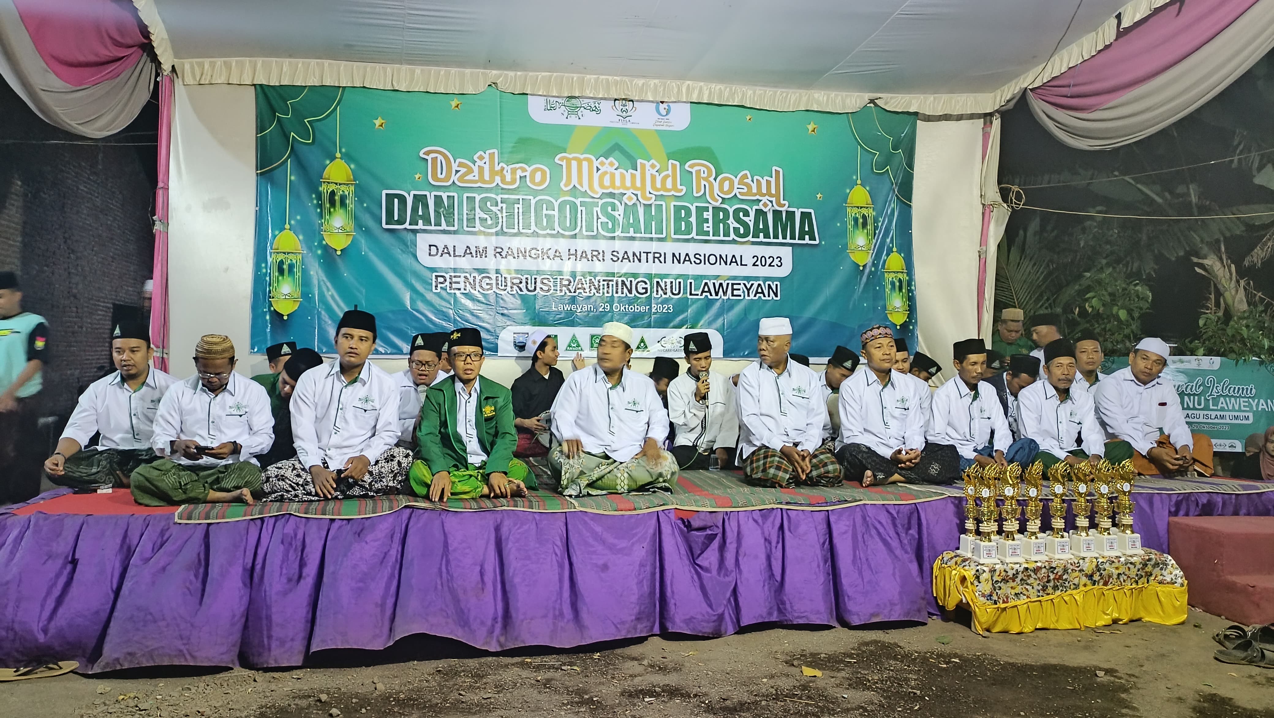 Begini Cara Ranting NU Laweyan Peringati Hari Santri Nasional